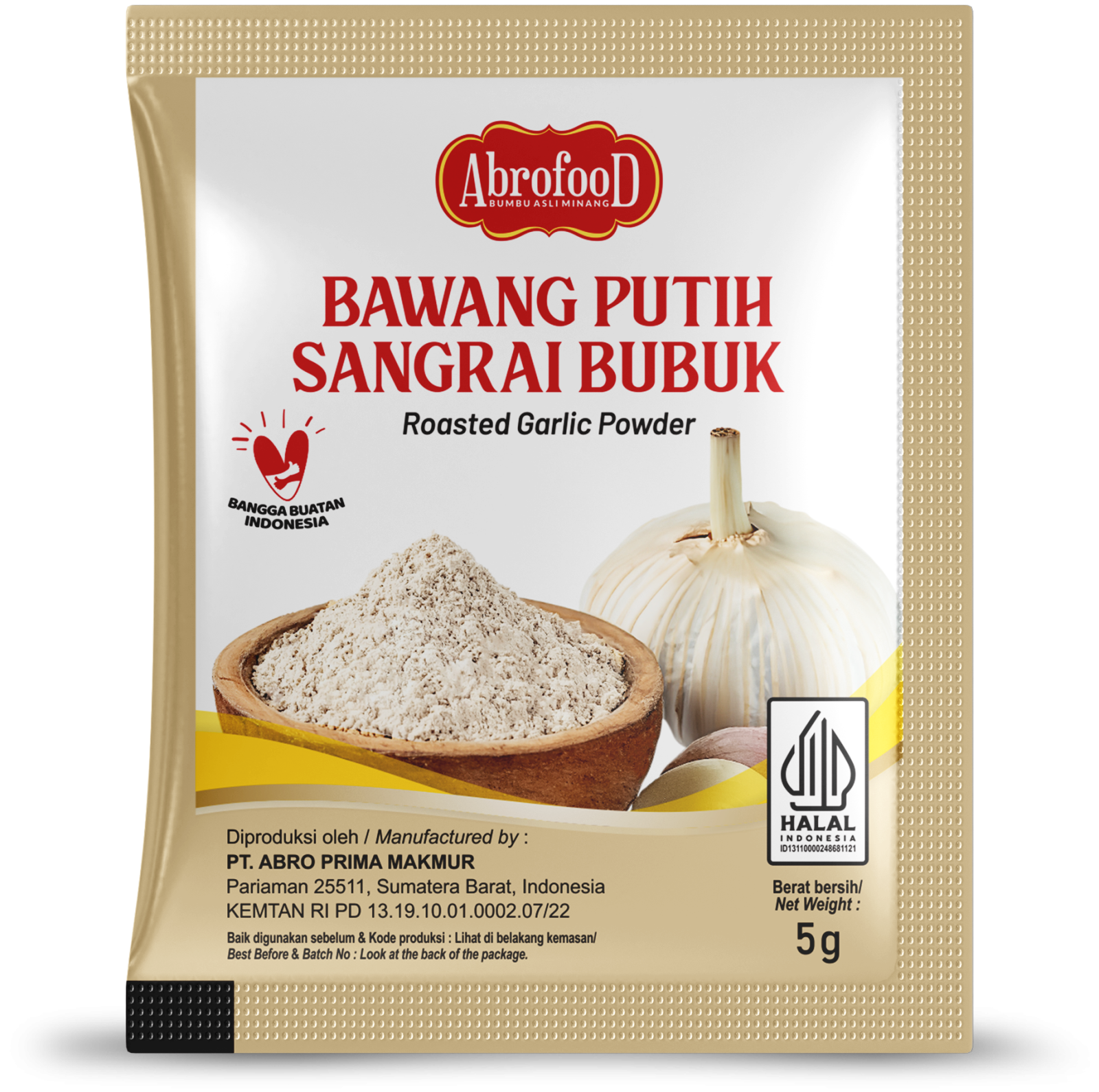 Bawang Putih Sangrai Bubuk